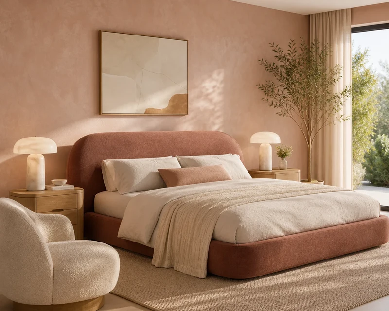 Soft Contemporary Bedroom
