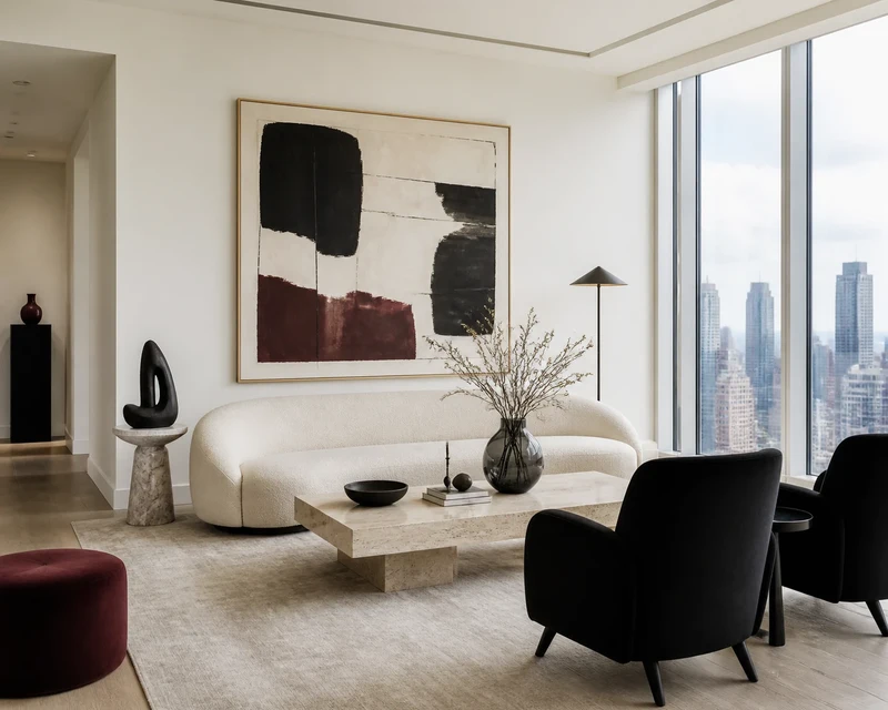 Art Collector Living Room