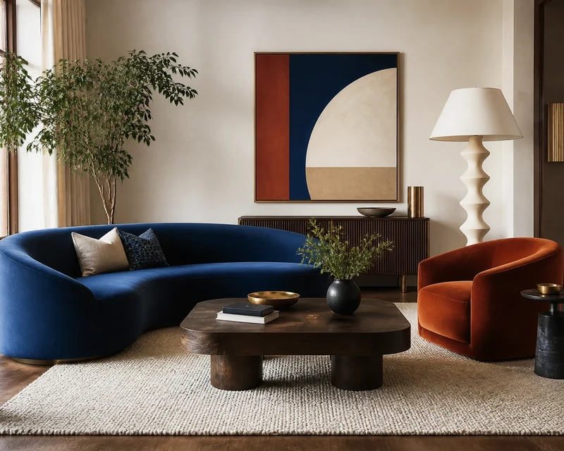 Colorful Modern Living Room