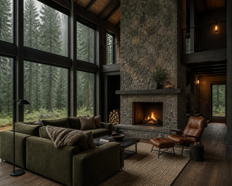 Forest Cabin Living Room